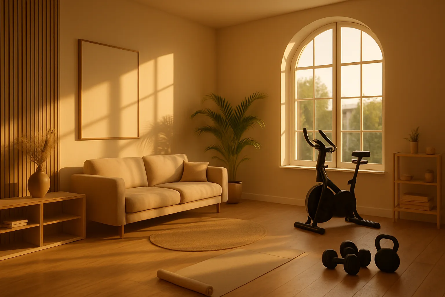 Cozinha bem iluminada com estação de preparo organizada, ideal para incorporar cogumelos ricos em ergotioneína na dieta diária