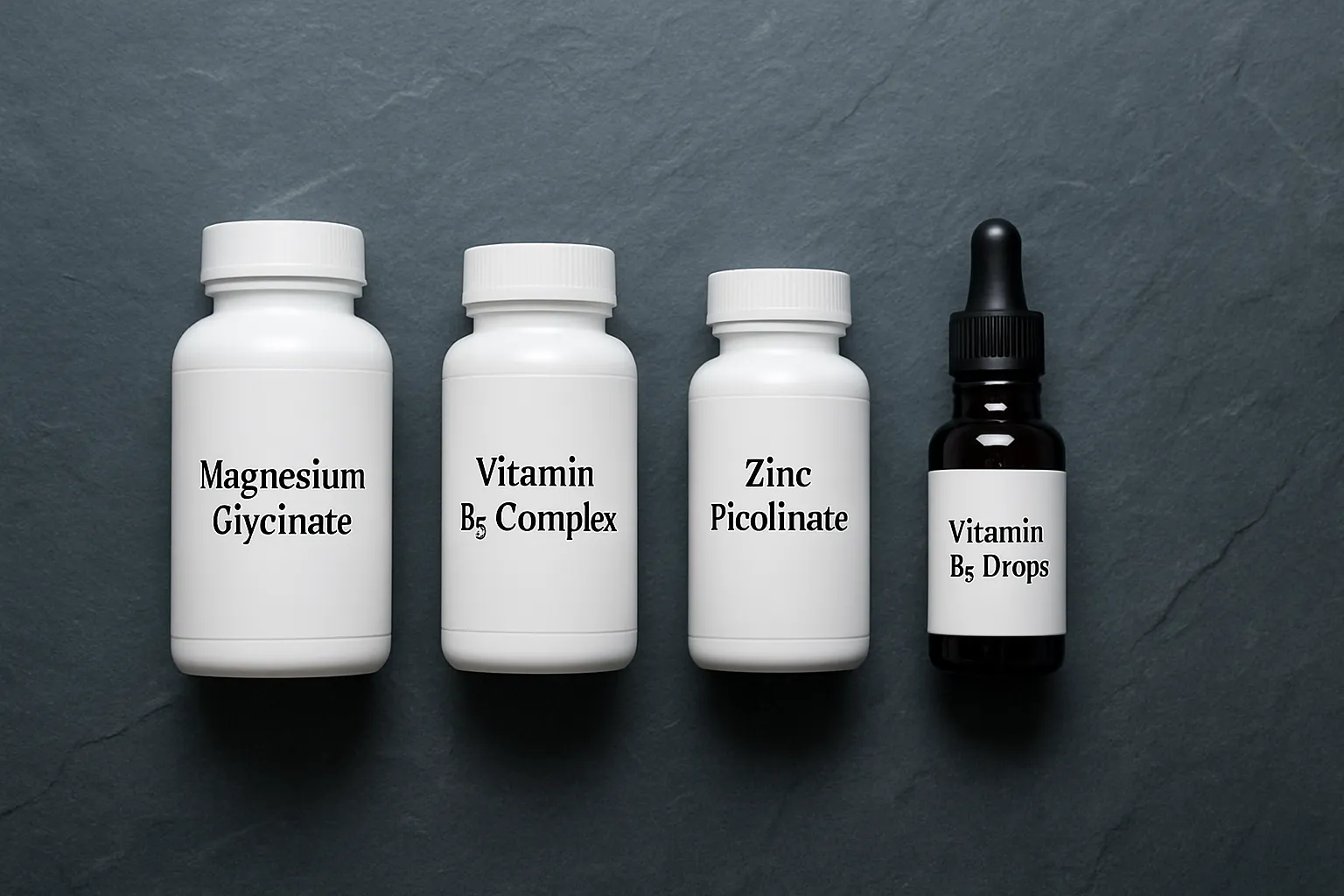 Suplementos de cofatores essenciais para função dos receptores de progesterona: magnésio, vitamina B6, zinco e vitamina D