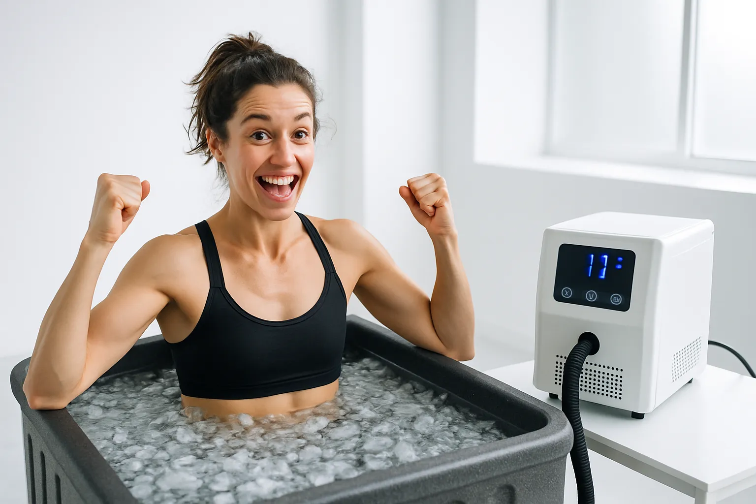 Demonstração de ambiente controlado para termogênese sem tremor com temperatura ideal para ativação da gordura marrom